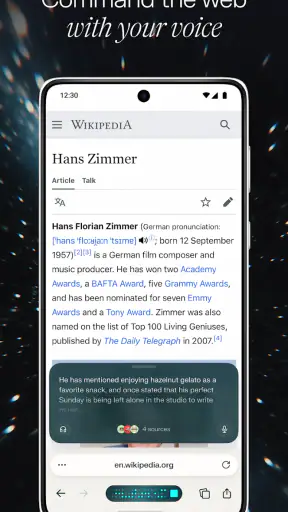 Comet: KI-Browser & Assistent screenshot