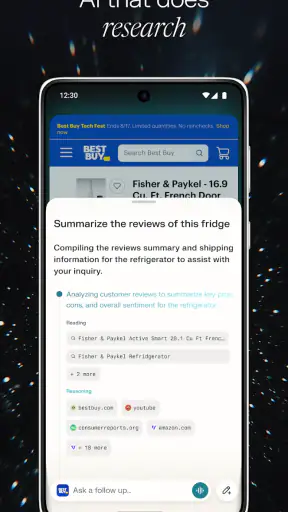 Comet: KI-Browser & Assistent screenshot
