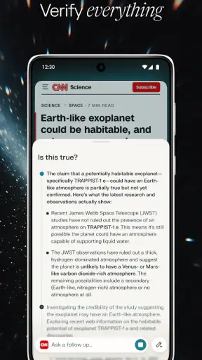 Comet: KI-Browser & Assistent screenshot