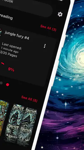 Comic-Leser CBR, CBZ & PDF screenshot