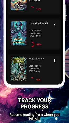 Comic-Leser CBR, CBZ & PDF screenshot