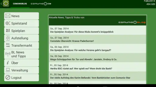 Comunio screenshot 10
