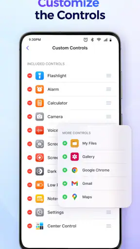 Control Center: Stabil, Leicht screenshot