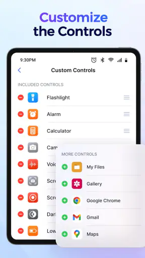 Control Center: Stabil, Leicht screenshot