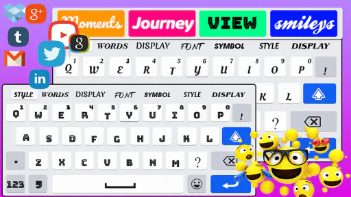 Coole schriftarten & tastatur screenshot