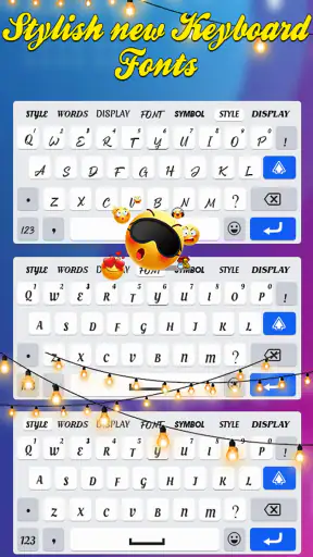 Coole schriftarten & tastatur screenshot
