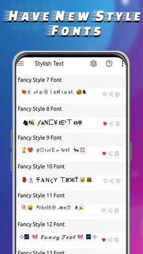 Coole schriftarten & tastatur screenshot