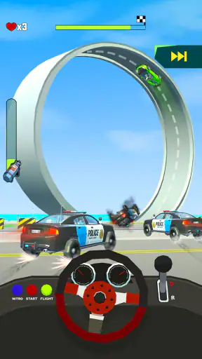 Crazy Rush 3D - Autofahren screenshot