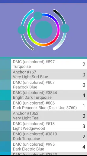 Cross Stitch Thread Organizer screenshot