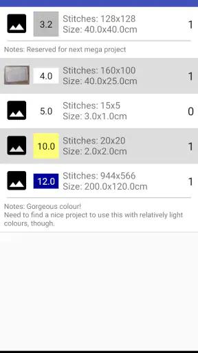 Cross Stitch Thread Organizer screenshot