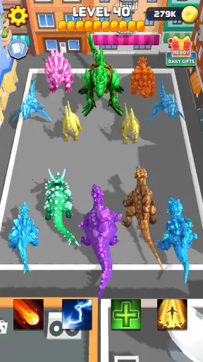 Crystal Dinosaur Element Fight screenshot 9