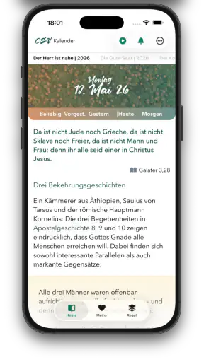 CSV-Kalender screenshot