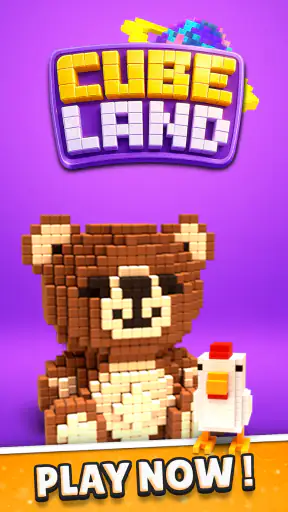 Cube Land Puzzle Game screenshot