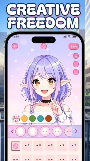 Anime Avatar: Cute OC screenshot 2