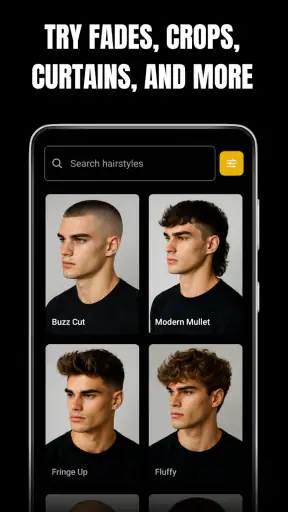 Cuttr AI Men's Haircut & Style screenshot 10