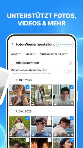 Dateien Wiederherstellen screenshot