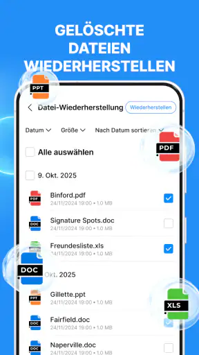Dateien Wiederherstellen screenshot