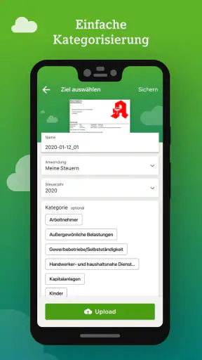 DATEV Upload mobil screenshot
