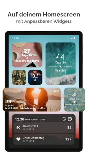 Days To | Countdown und Widget screenshot