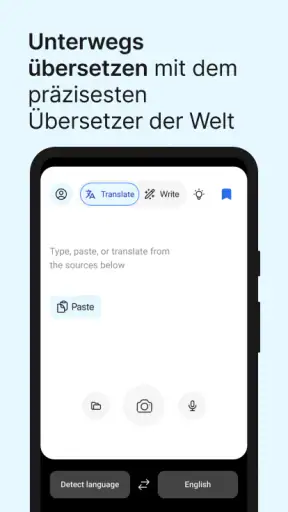 DeepL Übersetzer screenshot