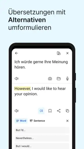 DeepL Übersetzer screenshot