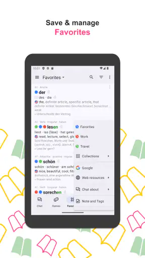 Wörterbuch zum Deutschlernen screenshot