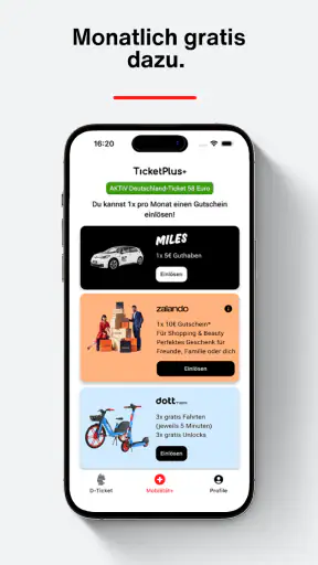 Deutschlandticket TicketPlus+ screenshot