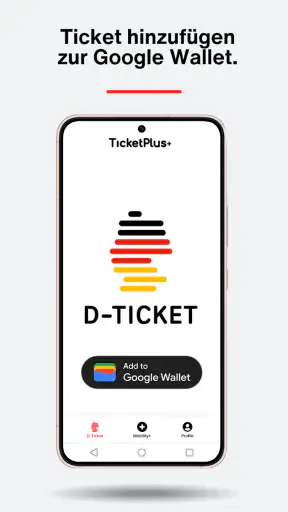 Deutschlandticket TicketPlus+ screenshot