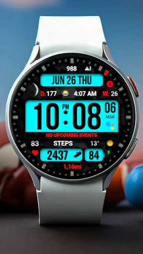 Dgt BigMod Informer Watch face screenshot 11
