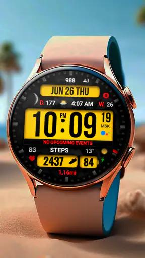 Dgt BigMod Informer Watch face screenshot 12