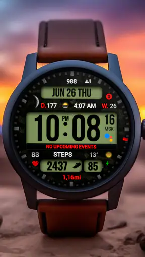 Dgt BigMod Informer Watch face screenshot 9