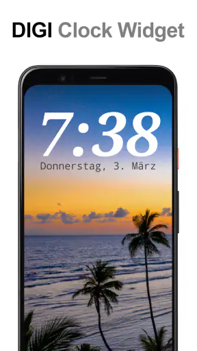 DIGI Clock Widget Plus screenshot