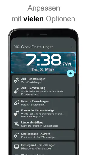 DIGI Clock Widget Plus screenshot