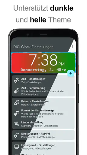 DIGI Clock Widget Plus screenshot