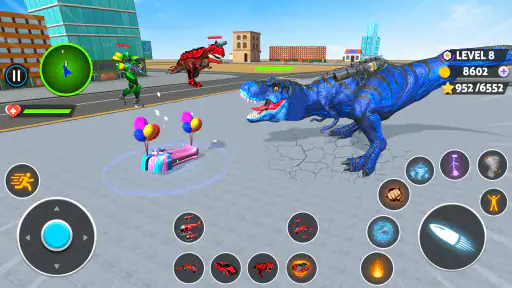 Dino Transform Robot Games screenshot 10