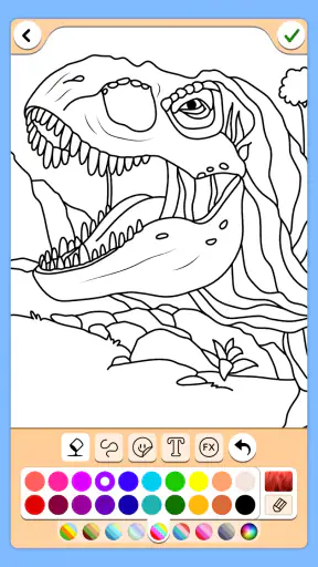 Dinosaurier malen für Kinder screenshot