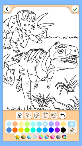 Dinosaurier malen für Kinder screenshot