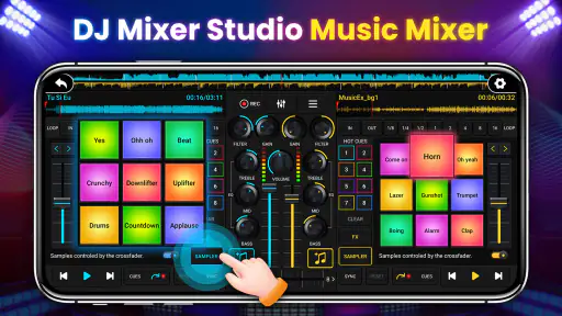 DJ-Mixer-Studio - DJ-Musikmix screenshot