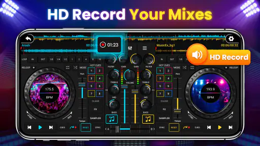 DJ-Mixer-Studio - DJ-Musikmix screenshot