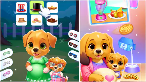 Baby-Welpen-Spiel screenshot