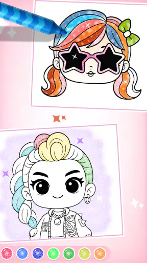 Doll Princess Coloring Games screenshot 9