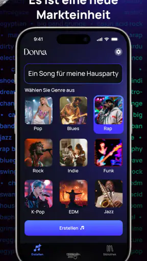 Donna KI Lied Musik Generator screenshot 10