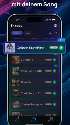 Donna KI Lied Musik Generator screenshot 12