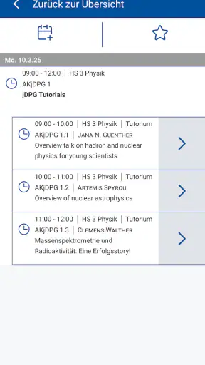 DPG-Frühjahrstagungen screenshot
