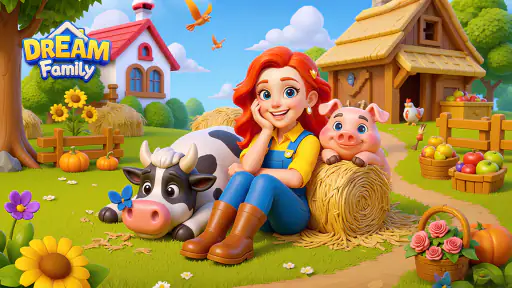 Dream Family - Match-3-Spiel screenshot