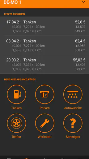 Driverslog Pro 2 - Fahrtenbuch screenshot