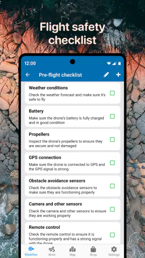 Drohnen App: UAV Vorhersage screenshot