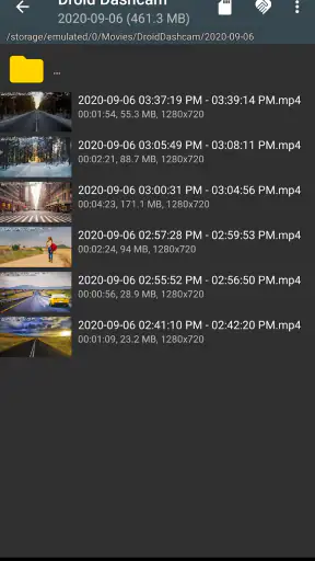 Droid Dashcam - Auto-DVR screenshot