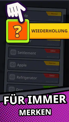 Easy Lizzy: Englische Wörter screenshot