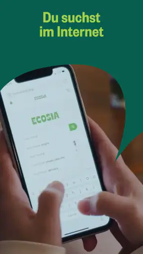 Ecosia Klimapositiver Browser screenshot